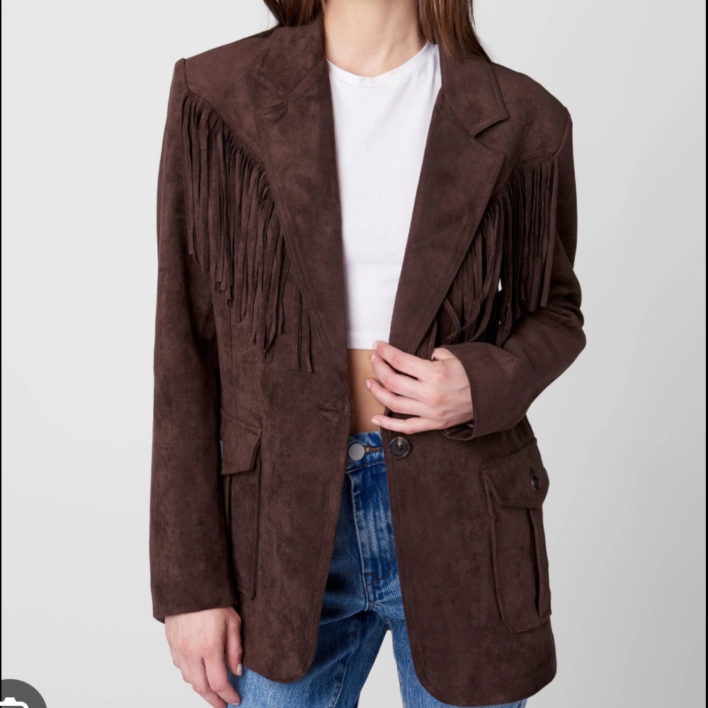 Blank NYC Suede Blazer